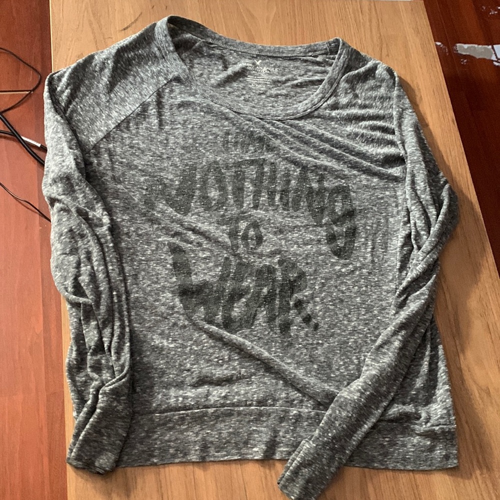 Small American eagle see-through long sleeve